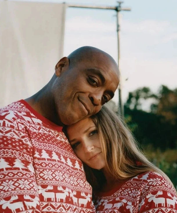 Women Family Matching Pajama Set Soft Knit Sleepwear